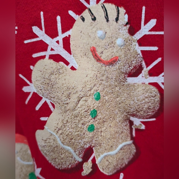 Holiday Gingerbread Man Pullover/Sweater Sweatshirt - Picture 6 of 14
